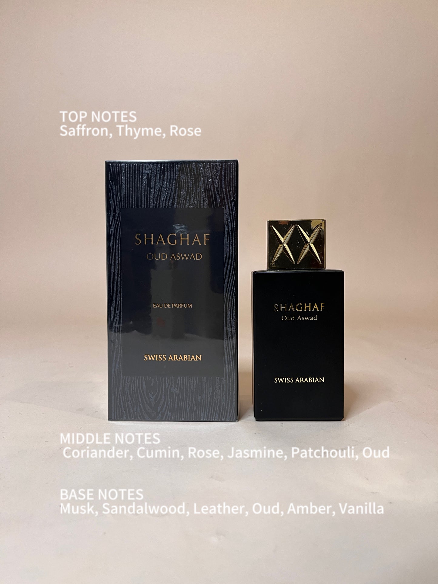 Shaghaf Oud Aswad by Swiss Arabian EDP 75ml - MAYSHA