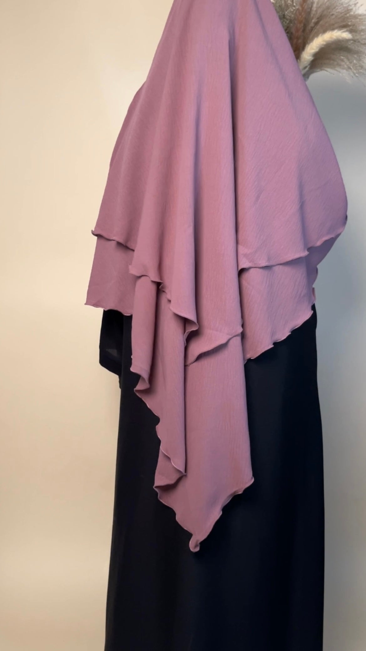 Crepe Khimar 2 layered - MAYSHA