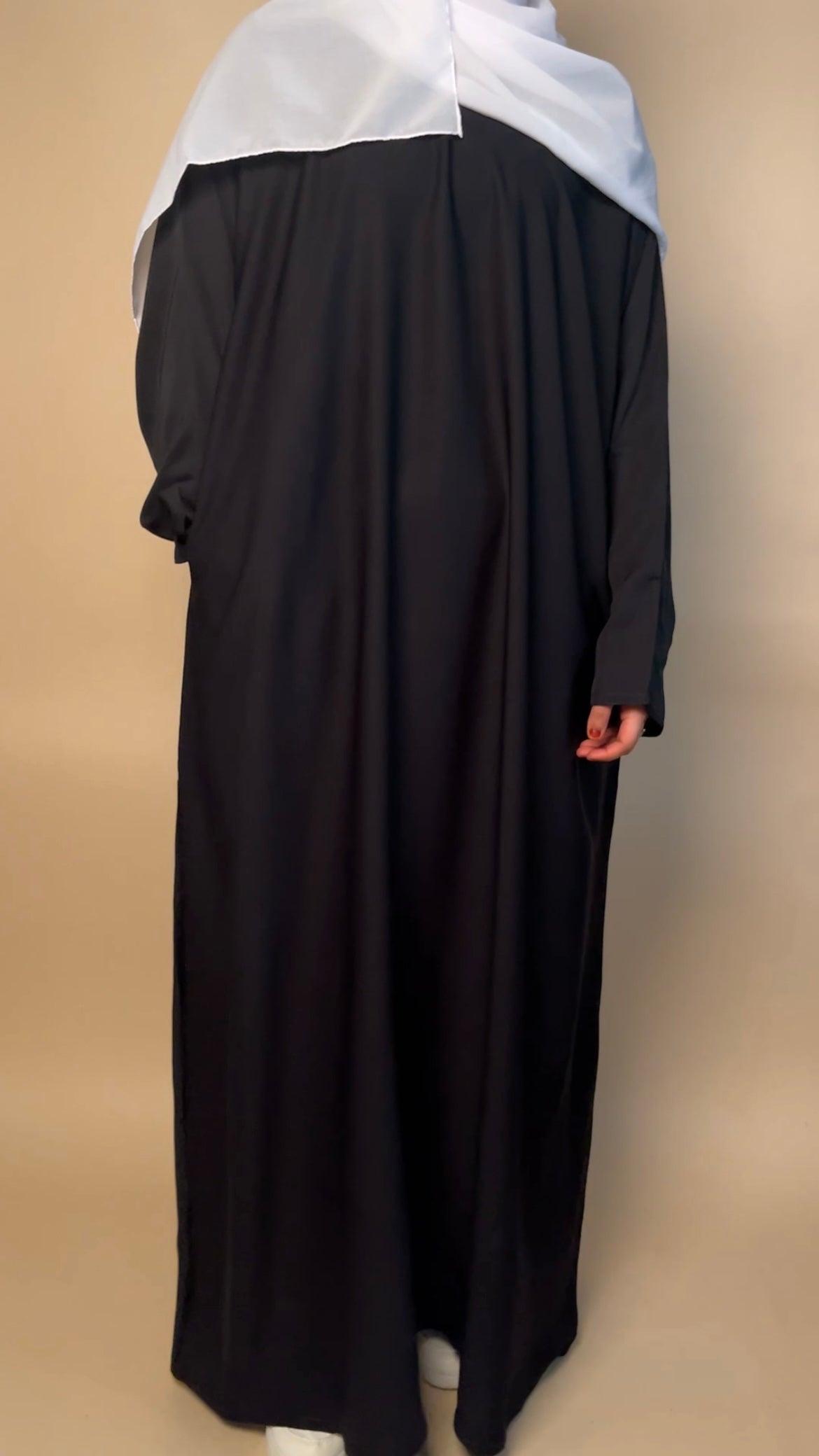 Nida closed abaya with pocket | Greens and Blues - MAYSHA Abaya