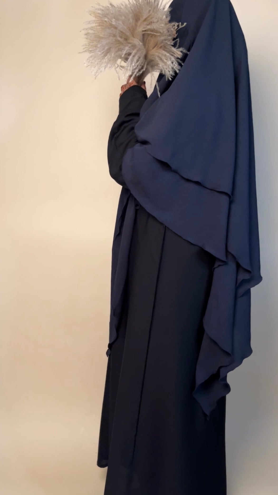 Crepe Khimar 2 layered - MAYSHA