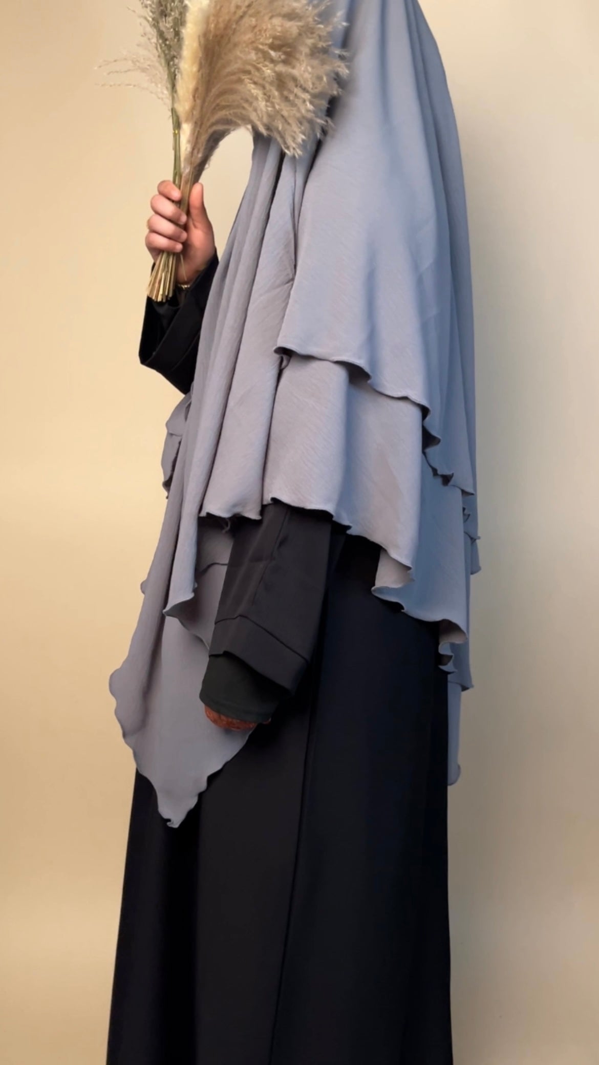 Crepe Khimar 2 layered - MAYSHA